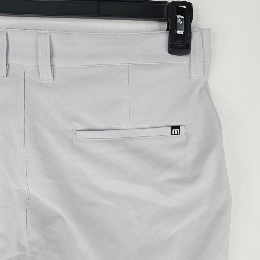 Travis Mathew Starnes Men's 30 Golf Shorts 4-Way Stretch Chino Light Gray 1MQ081 - Picture 9 of 13